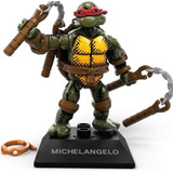 Mega Construx Michelangelo Turtles, Tenage Mutant Ninja!! Cantidad De Piezas 30