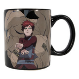 Taza Térmica Naruto - Geek Industry Color Coral Claro Gaara Del Desierto