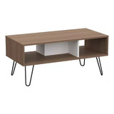 Mesa De Centro Ratona Nordico 90 X 45 X 40 Mosconi