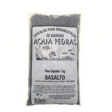 Cascalho Basalto Black Aquários E Jardins N°2 - 1kg