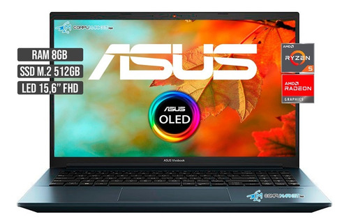 Portatil Asus Amd Ryzen 5 5600h Disco Ssd 512gb Ram 8gb Fhd