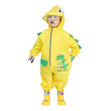 Impermeable De Dinosaurio Para Niños Con Botas De Lluvia [u]