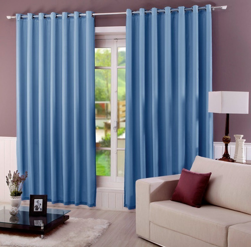 Cortina Sala Quarto Corta Luz 100% Blackout 2,80x2,30 Cores