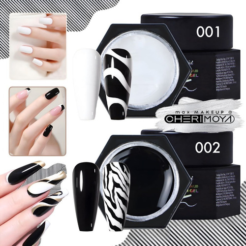 Gel Paint Cherimoya Uv/led Nail Art 5g Uñas Profesional Deco