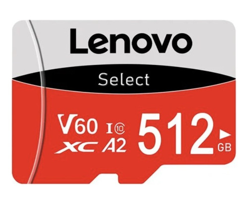 Tarjeta Sd 512 Gb Lenovo Select A2 V60 U10 / Pc Gopro Switch