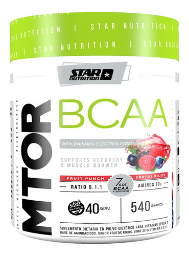 Mtor Bcaa X270gr Star Nutrition