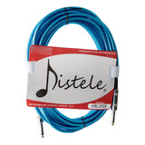 Cable Distele Premium 6 Metros Guitarra O Bajo Color Metálic