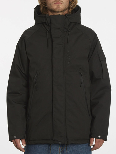 Casaca Stoke Stone Jacket Hombre Negro Volcom