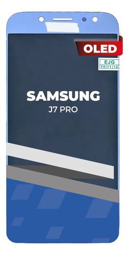 Lcd Para Samsung J7 Pro , J730 Azul Oled