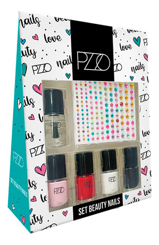 Set Completo Beauty Nails + Stickers | Petrizzio