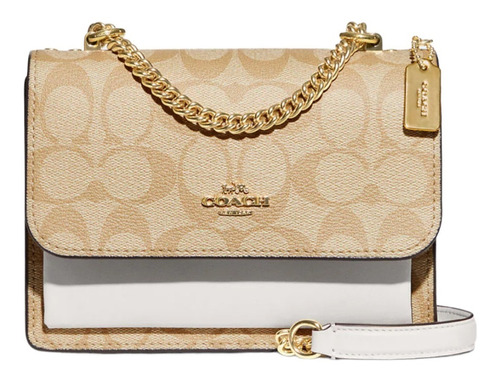 Bolsa Coach Original Mini Klare Crossbody In Signature Gold