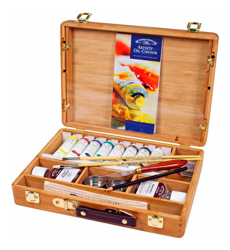 Winsor & Newton W1290018 Set Aoc Bamboo Box