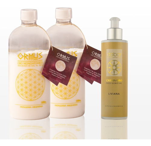 Combo 2 Ormus 500ml + Crema Oro Liviana 200ml Dabar 