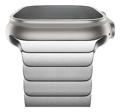 Pulseira Metal Titanium P/ Apple Watch 42/44/45/49mm 