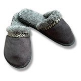 Pantufla Hombre Invierno Corderito Abrigada