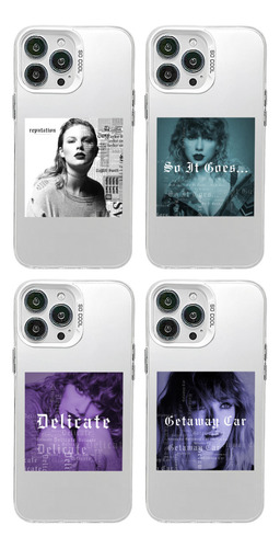 4pcs Taylor Swift Reputation Funda Para iPhone Case Rca2-5