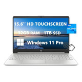 Portátil Táctil Hp 2024, Compatible Con Windows 11 Pro.