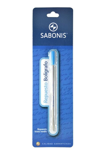 Repuesto P/boligrafo Sabonis C001b Azul T/cross