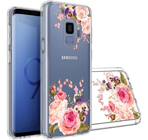 Funda Para Samsung Galaxy S9 - Transparente Con Flores