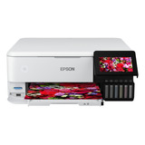 Impresora A Color Multifunción Epson Ecotank L8160 Con Wifi Blanca Y Negra 220v