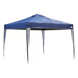 Tenda Gazebo Praia Dobrável Sanfonada 3 X 3 M Azul Mor