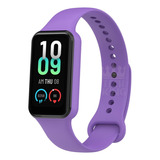 Pulseira Esportiva Para Amazfit Band 7+ Pelicula De Proteção Cor Lilás