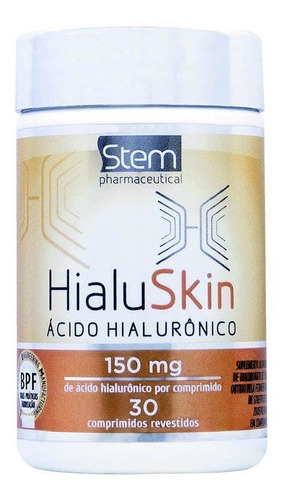 Hialuskin Ácido Hialurônico 150mg 30 Comprimidos Stem Pharma