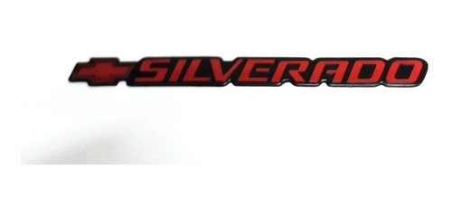 Emblema Trasero Chevrolet Silverado 1988-2003 Rojo