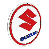 Placa Suzuki 3d Decorativa Moto Garagem Mdf Alto Relevo P032