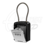 Cadeado Cofre Surf Lock Segredo Guarda Chaves Casa Pto Cinza