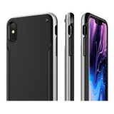 Funda Vrs High Pro Shield Hard Para iPhone XS Max Alto Imp Color Metal Black