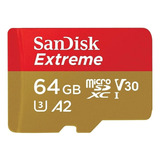 Cartão De Memória Sandisk Sdsqxa2-064g-gn6mn  Extreme 64gb