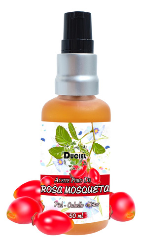 Aceite Rosa Mosqueta Virgen 100% Puro Prensado En Frio 50ml