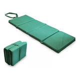 Colchoneta Modular Plegable De Camping Color Verde 180x60x5 