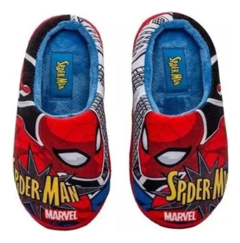 Pantuflas Polar Original De Spiderman Y Avengers Infantil