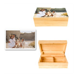 Caja Para Regalo Joyero Alhajero Madera Personalizada Foto