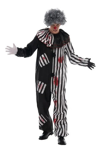 Disfraz De Halloween Payaso Malvado Sangriento Para Hombre | Meses sin interés