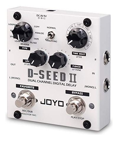 Pedal Efecto Multi D-seed-ii Joyo, Looper & Delay Estéreo