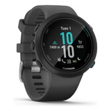 Smartwatch Garmin Swim 2 1.04  Caja 42mm  Negra, Malla  Negra Y Bisel  Negro