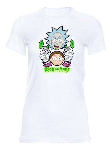 Camiseta Caballero Rick And Morty Dinero Diseños