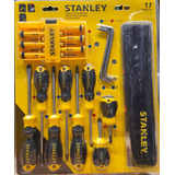 Juego Kit 17 Destornilladores Stanley Con Bolso Stmt65616-la