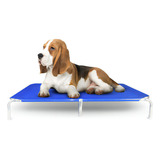 Cama Para Cachorro Cães E Gatos Pets Suspensa Azul Tamanho G