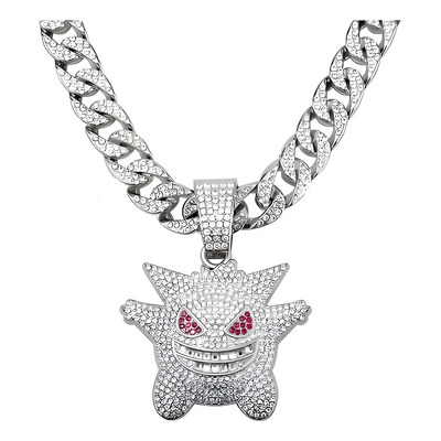 Collares De Diamantes De Hip Hop Con Cadena De Eslabones \u002Ft | Meses sin interés