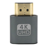 Adaptador Dummy Compatível Para Exibição De Tela Em 4k Hd