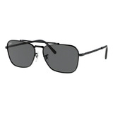 Óculos De Sol Masculino Ray-ban Rb3636 002/b1 58 New Caravan Cor Preto Cor Da Armação Preto Cor Da Haste Preto Cor Da Lente Blue Desenho Quadrado