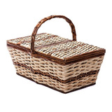 Cesta De Piquenique Vime Retangular Ref.474 Picnic 43x25x15