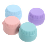 4 Pcs Caixa De Embalagem Silicone Recipientes Cosméticos