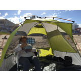 Carpa Playera Automatica Beach Sun Playa  Color Verde