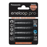 Pilha  Recarregável Aa Panasonic Eneloop Pro Bk-3hcde/4be