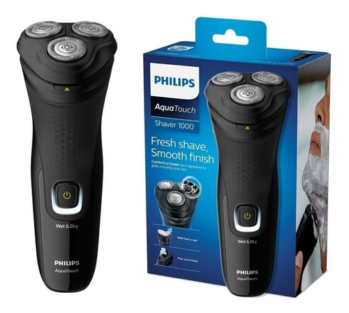 Barbeador S1223/41 Philips Aquatouch Corta Costeletas Nf